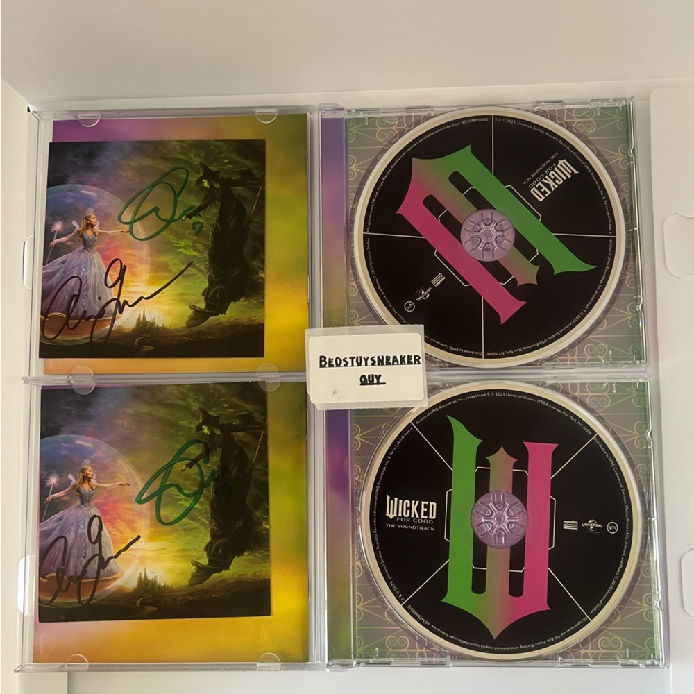 Ariana Grande CD Set with Green and Pink Accents